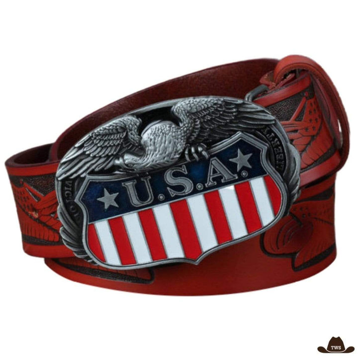 Ceinture Western Homme Cuir