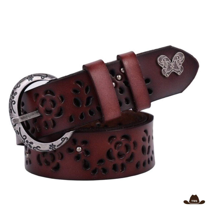 Ceinture Western Femme en Cuir