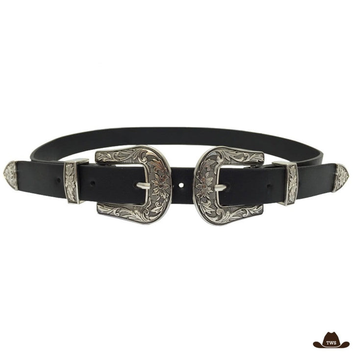 Ceinture Western Femme Double Boucle