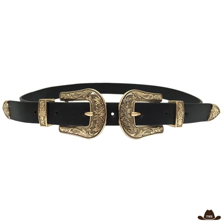 Ceinture Double Boucle Western