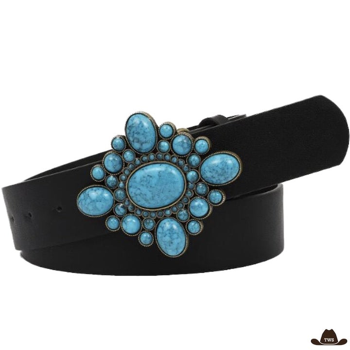 Ceinture de Western Femme Turquoise