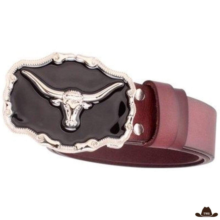 Ceinture Western Mexicain - marron