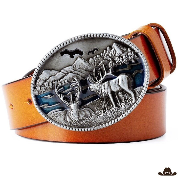 Ceinture Western Orange