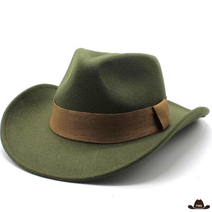 Chapeau Cowboy Costume Ville Vert