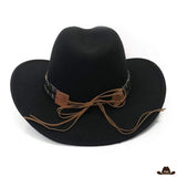 Vente chapeau de cowboy noir