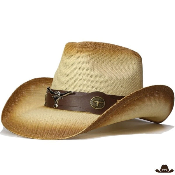 Chapeau Cowboy Paille Homme