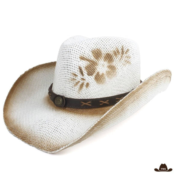 Chapeau de Country Blanc