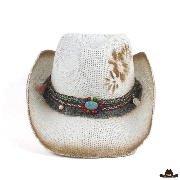 Chapeau Country Blanc