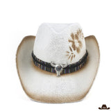Chapeau de Country Blanc Buffle