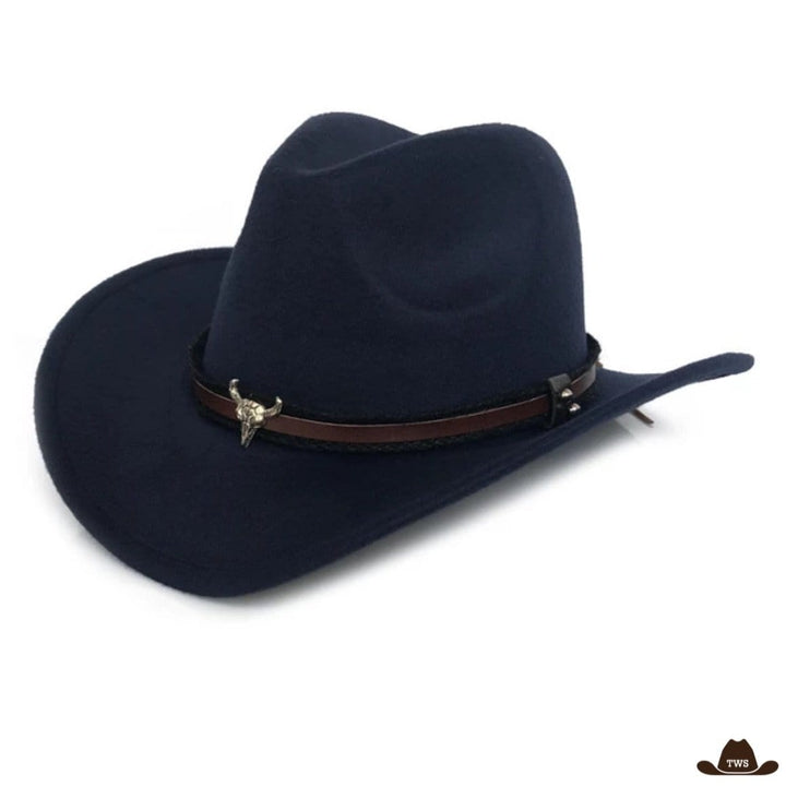 Chapeau Cowboy Adulte Bleu Marine