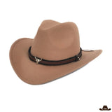Chapeau Cowboy Adulte Marron Clair