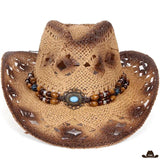 Chapeau de Cowboy Art Marron