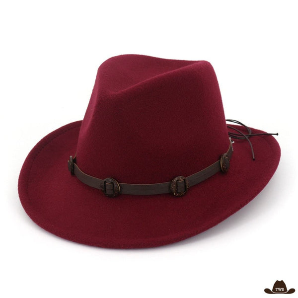 Chapeau de Cowboy Bordeaux