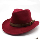 Chapeau de cowboy Country - rouge foncé