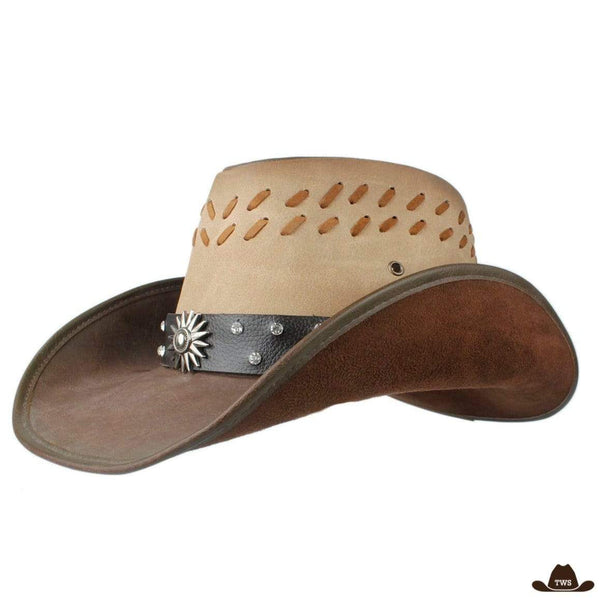 Chapeau de Cowboy en Cuir