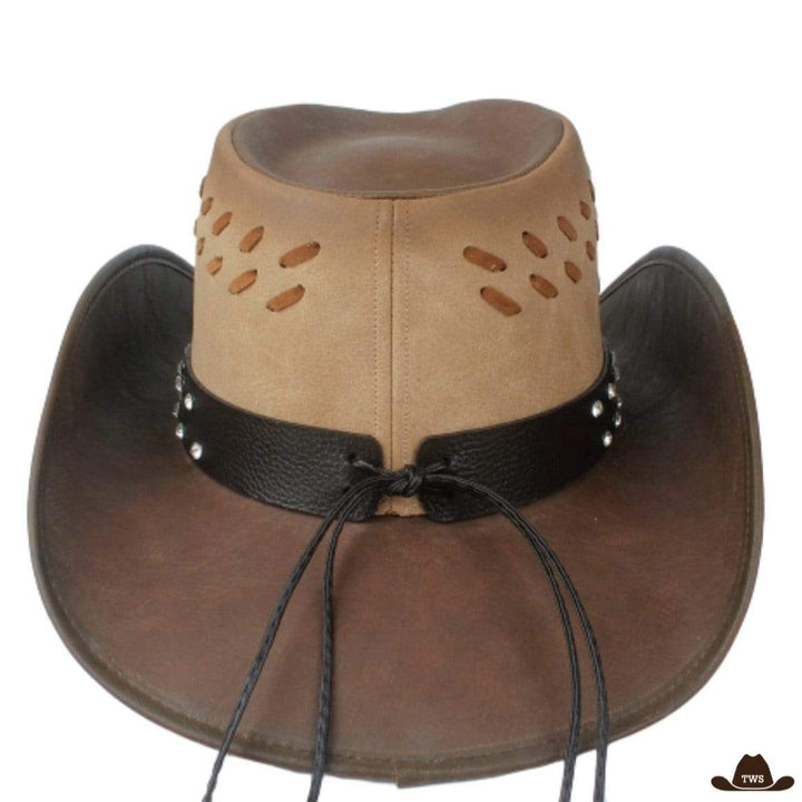 Chapeau Cowboy en Cuir