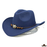 chapeau cowboy dandy bleu
