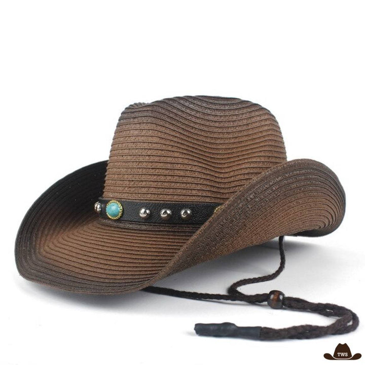 Chapeau Cowboy en Paille Femme