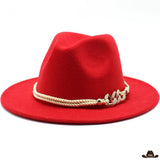 chapeau cowboy femme rouge