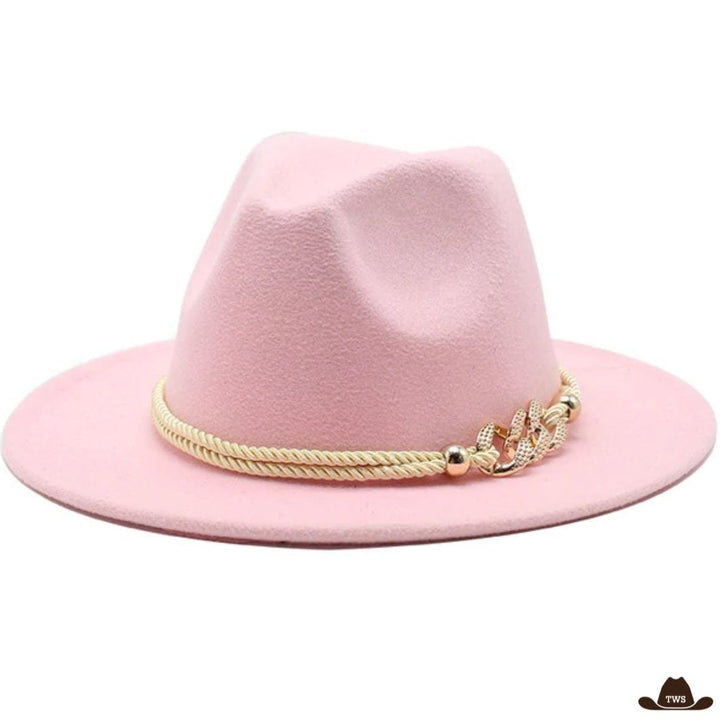 chapeau cowboy femme rose