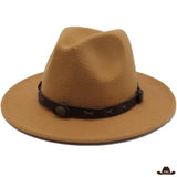 Chapeau de Cowboy Feutre Marron Clair