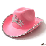 Chapeau Cowboy Fille Rose