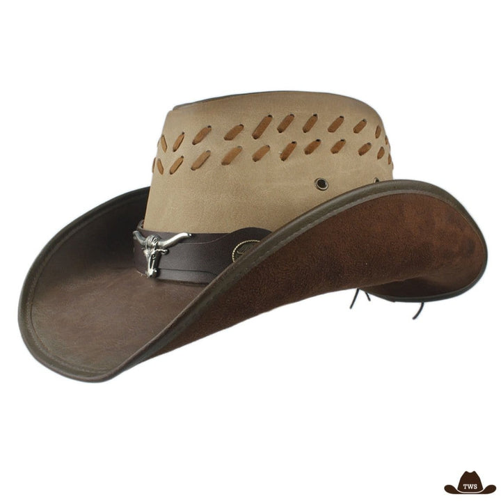 Chapeau Cowboy Homme Cuir