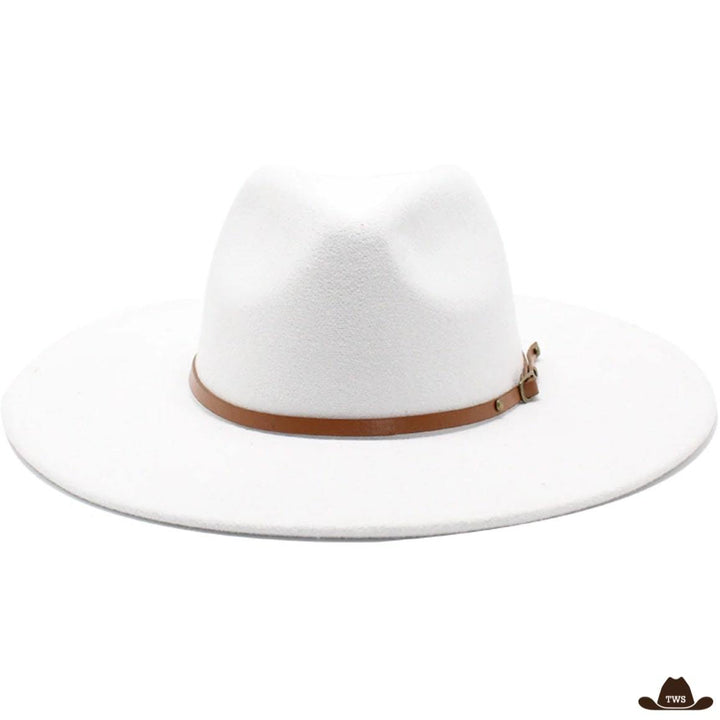 Chapeau de Cowboy Homme et Femme Blanc