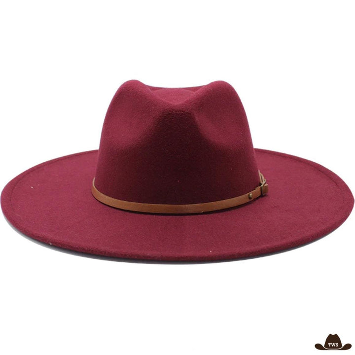 Chapeau de Cowboy Homme et Femme Bordeaux