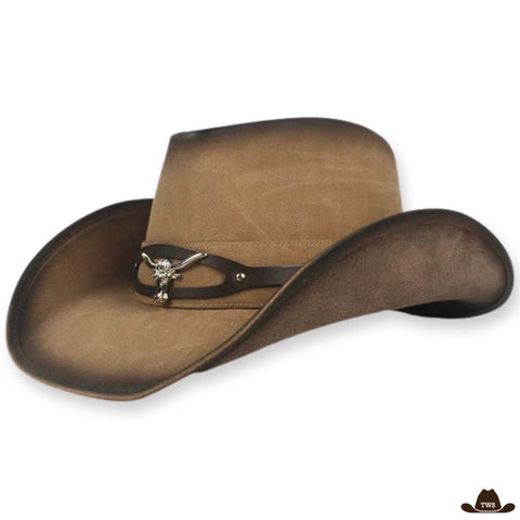 Chapeau Cowboy Cuir - WestPunk