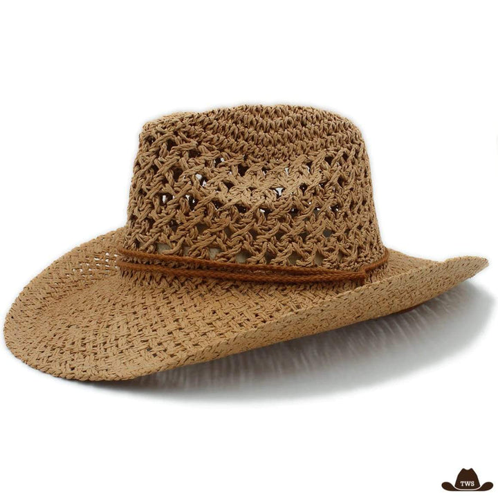 Chapeau de Cowboy Paille Marron