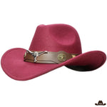 Chapeau de Cowboy Pas Cher Bordeaux