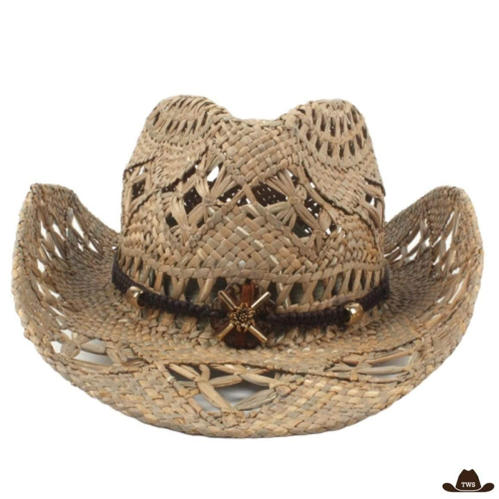 Chapeau Cowboy Paille Femme