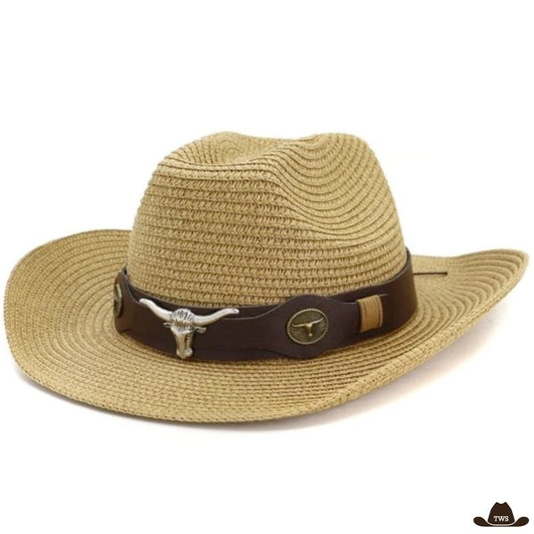 Chapeau de Paille Cowboy Homme