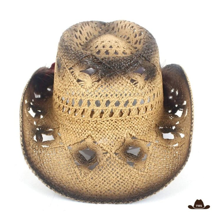 Chapeau de Paille Western Femme