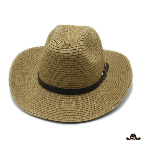 Chapeau de Paille Style Cowboy