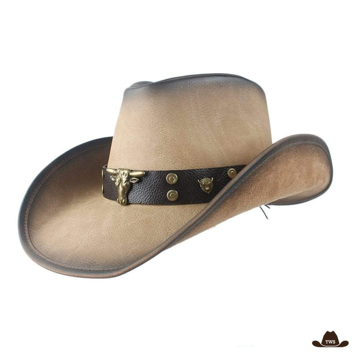 Chapeau Western Cuir Homme