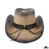 Chapeau de Cowboy Cuir Homme