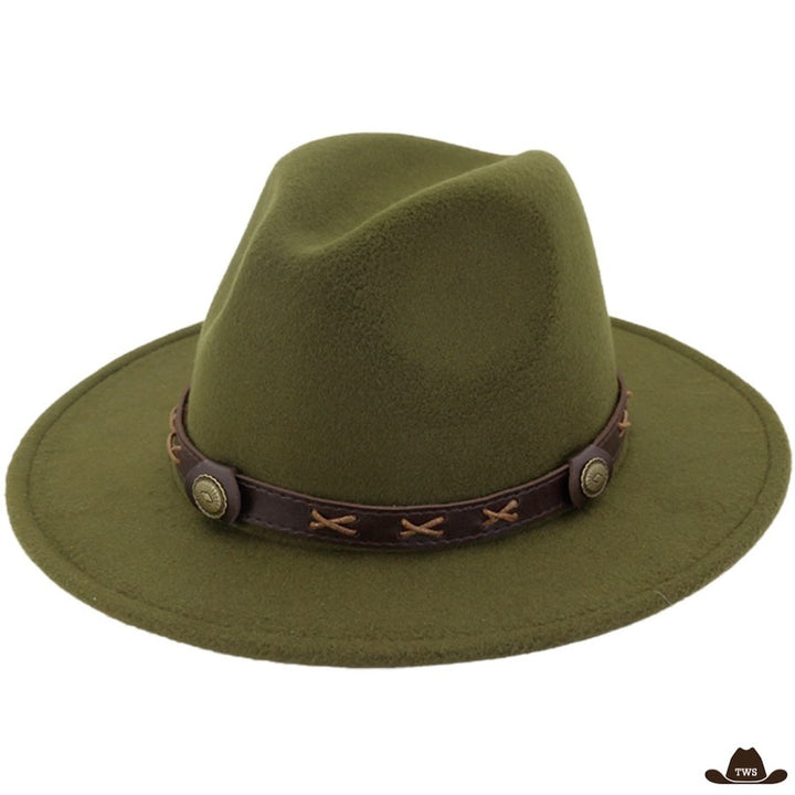 Chapeau de Western Homme Vert