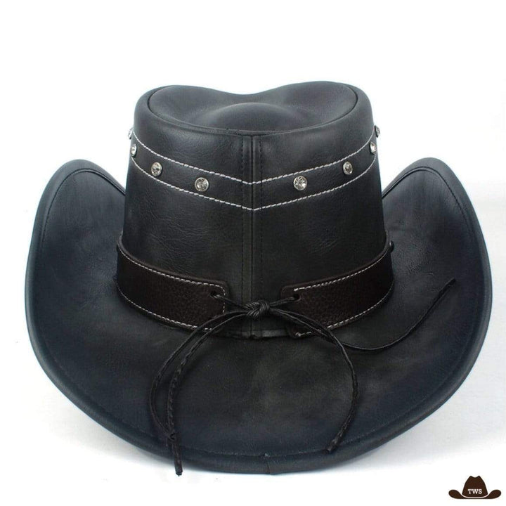 Chapeau de Cuir Cowboy Western