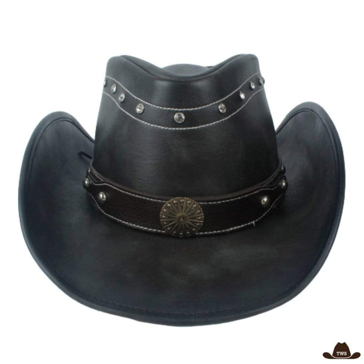 Chapeau en Cuir Cowboy Western