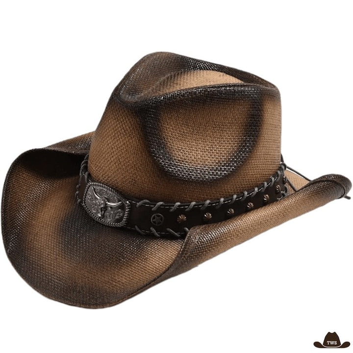 Chapeau en Paille Western Homme