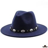 Chapeau Style Cowboy Bleu