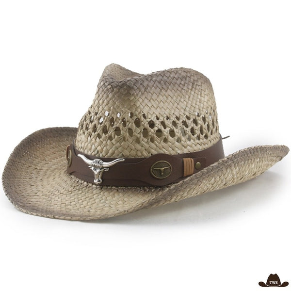 Chapeau Style Paille Western