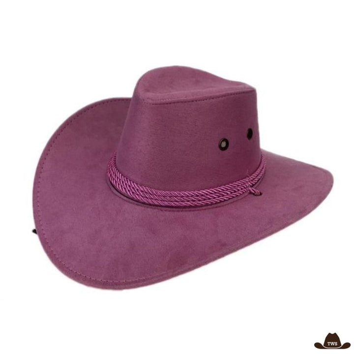 Chapeau style western - rose