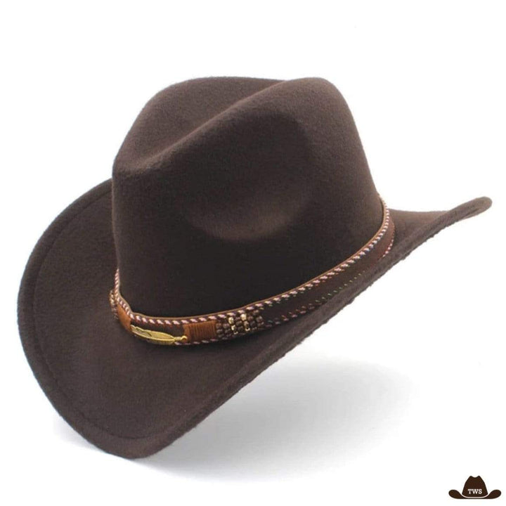 Chapeau Western Cavalry Marron