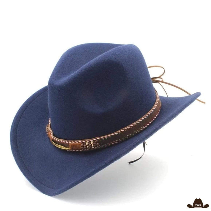 Chapeau Western Cavalry Bleu