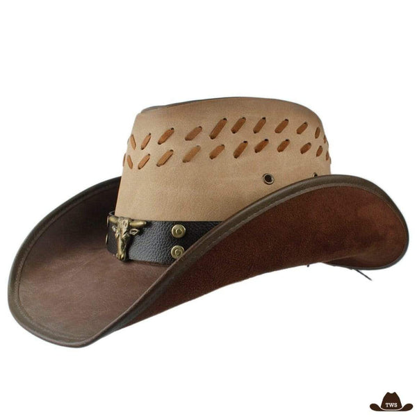 Chapeau Western Country Cuir