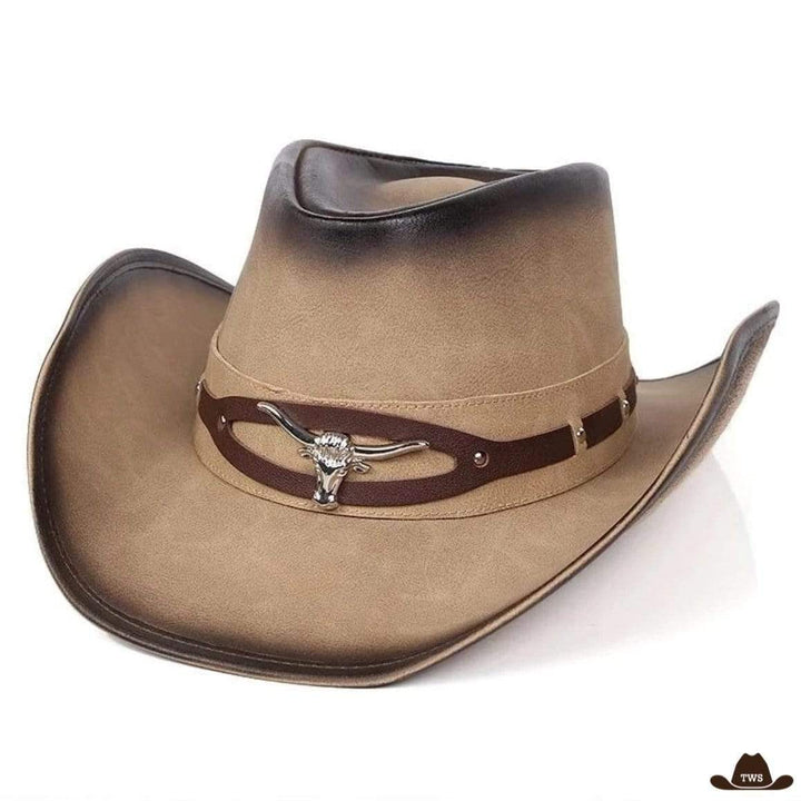 Chapeau Western Cuir