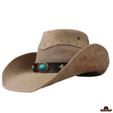 chapeau western cuir femme